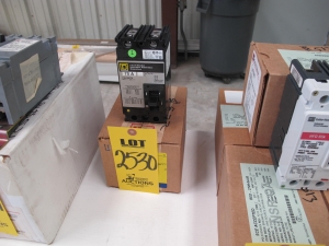 BREAKER, CIRCUIT TYPE, 70 AMP RATING, 600 AC VOLT RATING, 2 POLE, THERMAL MAGNETIC KIND. MOLDED CASE, 10KA INTERRUPT CURRENT CONSTRUCTION. PART # FHL26070 (W-44) LOADING & HANDLING FEE $5-